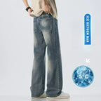 High Quality Korean Summer New Men's Loose Stretch Jeans Fashion Casual Stretch Straight - leg Denim Pants Male Causal Versatile - StepByStepNow