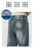 High Quality Korean Summer New Men's Loose Stretch Jeans Fashion Casual Stretch Straight - leg Denim Pants Male Causal Versatile - StepByStepNow