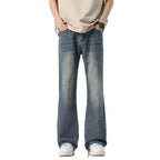High Quality Korean Summer New Men's Loose Stretch Jeans Fashion Casual Stretch Straight - leg Denim Pants Male Causal Versatile - StepByStepNow