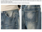 High Quality Korean Summer New Men's Loose Stretch Jeans Fashion Casual Stretch Straight - leg Denim Pants Male Causal Versatile - StepByStepNow