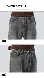 High Quality Korean Summer New Men's Loose Stretch Jeans Fashion Casual Stretch Straight - leg Denim Pants Male Causal Versatile - StepByStepNow