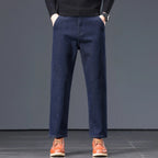 High Quality Men's Jeans Loose Straight Denim Pants Cotton Classic High - quality Elastic Comfortable Business Casual Long Pants - StepByStepNow