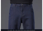 High Quality Men's Jeans Loose Straight Denim Pants Cotton Classic High - quality Elastic Comfortable Business Casual Long Pants - StepByStepNow