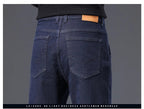 High Quality Men's Jeans Loose Straight Denim Pants Cotton Classic High - quality Elastic Comfortable Business Casual Long Pants - StepByStepNow