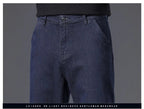 High Quality Men's Jeans Loose Straight Denim Pants Cotton Classic High - quality Elastic Comfortable Business Casual Long Pants - StepByStepNow