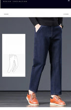 High Quality Men's Jeans Loose Straight Denim Pants Cotton Classic High - quality Elastic Comfortable Business Casual Long Pants - StepByStepNow