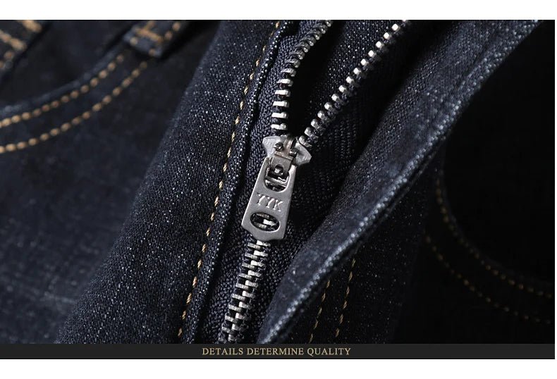 High Quality Spring Summer Classics Business Jeans Men Denim Pants Straight Work Casual Trousers Male Plus Size 28 - 40 - StepByStepNow