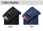 High Quality Spring Summer Classics Business Jeans Men Denim Pants Straight Work Casual Trousers Male Plus Size 28 - 40 - StepByStepNow
