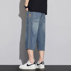 Capri Jeans Uomo 28-38 in Denim Retro High Quality - StepByStepNow
