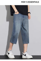 Capri Jeans Uomo 28-38 in Denim Retro High Quality - StepByStepNow