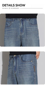 Capri Jeans Uomo 28-38 in Denim Retro High Quality - StepByStepNow