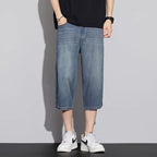 Capri Jeans Uomo 28-38 in Denim Retro High Quality - StepByStepNow