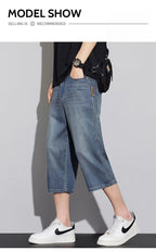 Capri Jeans Uomo 28-38 in Denim Retro High Quality - StepByStepNow