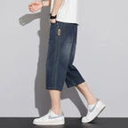 Capri Jeans Uomo 28-38 in Denim Retro High Quality - StepByStepNow
