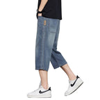 Capri Jeans Uomo 28-38 in Denim Retro High Quality - StepByStepNow
