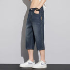 Capri Jeans Uomo 28-38 in Denim Retro High Quality - StepByStepNow