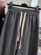 High - Waisted Loose Wide - Leg Pants - Autumn Design Sense Drawstring Trousers | StepbyStepNow - StepByStepNow