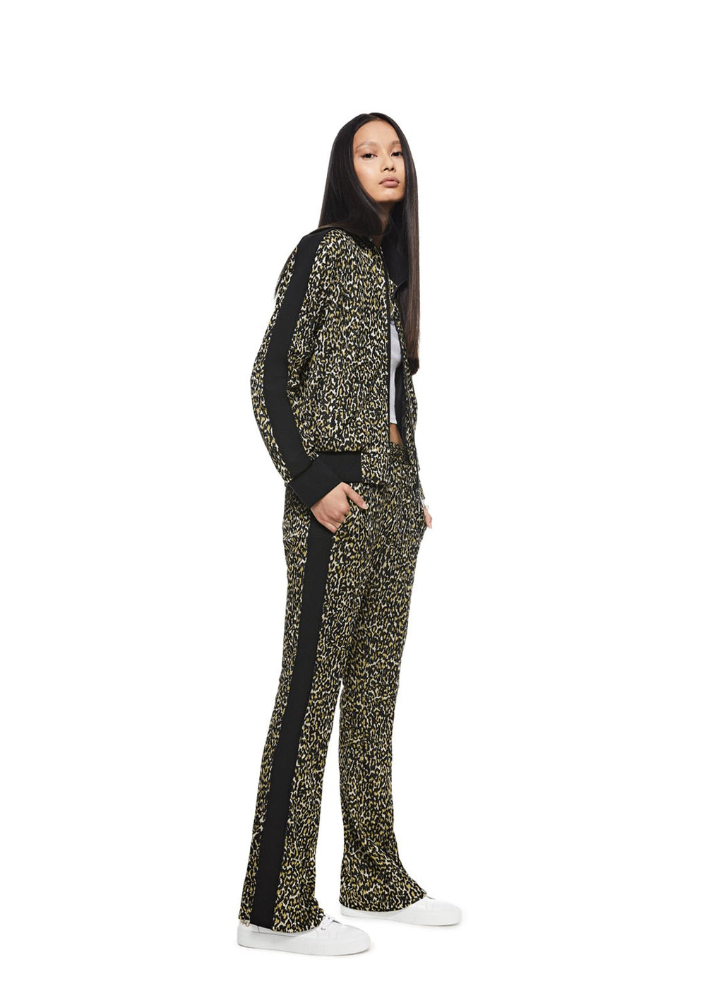 Jacquard Flare Leg Track Pant - StepByStep