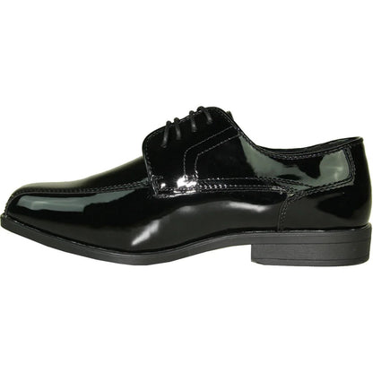 JEAN YVES Men Dress Shoe JY02 Oxford Formal Tuxedo for Prom & Wedding Shoe Black Patent - StepByStep