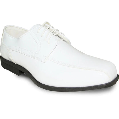 JEAN YVES Men Dress Shoe JY02 Oxford Formal Tuxedo for Prom & Wedding Shoe White Patent - StepByStep