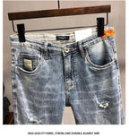 Jeans da uomo alla moda Slim Fit Gamba dritta - StepByStepNow