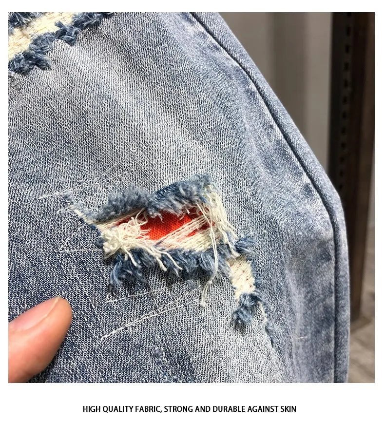 Jeans da uomo alla moda Slim Fit Gamba dritta - StepByStepNow