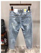 Jeans da uomo alla moda Slim Fit Gamba dritta - StepByStepNow