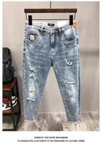 Jeans da uomo alla moda Slim Fit Gamba dritta - StepByStepNow