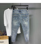 Jeans da uomo alla moda Slim Fit strappati - StepByStepNow