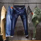 Jeans da uomo in primavera, pantaloni elasticizzati - StepByStepNow