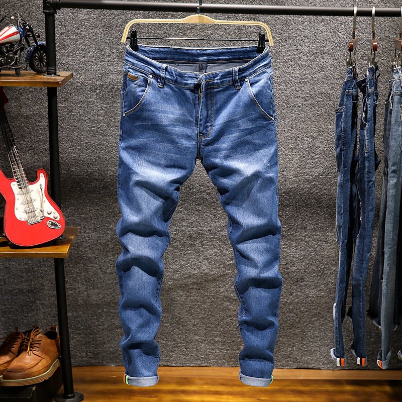 Jeans da uomo in primavera, pantaloni elasticizzati - StepByStepNow