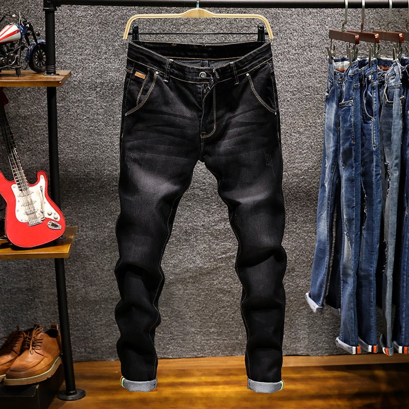 Jeans da uomo in primavera, pantaloni elasticizzati - StepByStepNow