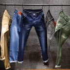 Jeans da uomo in primavera, pantaloni elasticizzati - StepByStepNow