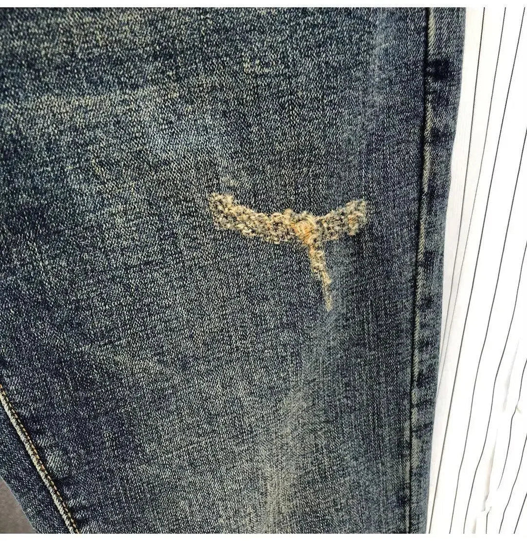 Jeans High Street Style Slim Fit Primavera Estate Nuovo arrivo - StepByStepNow