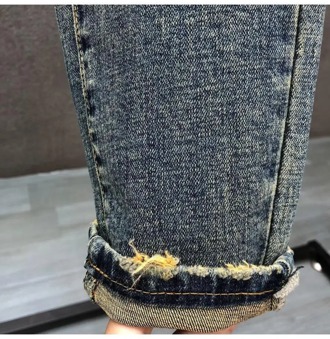 Jeans High Street Style Slim Fit Primavera Estate Nuovo arrivo - StepByStepNow