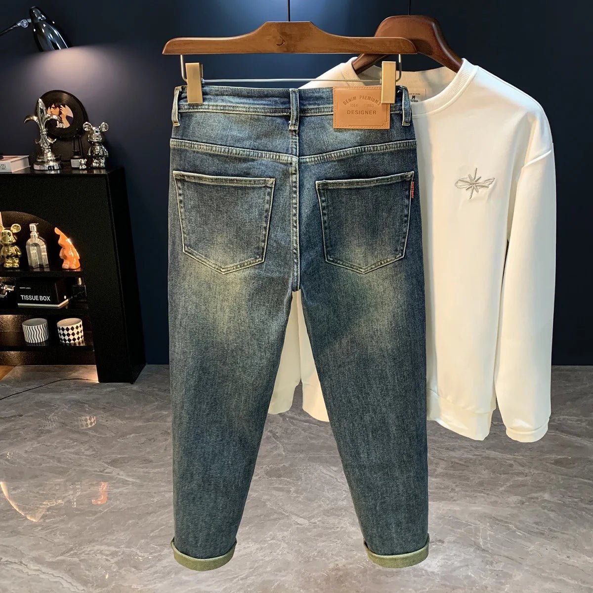 Jeans slim fit retrò lavati elastici - StepByStepNow