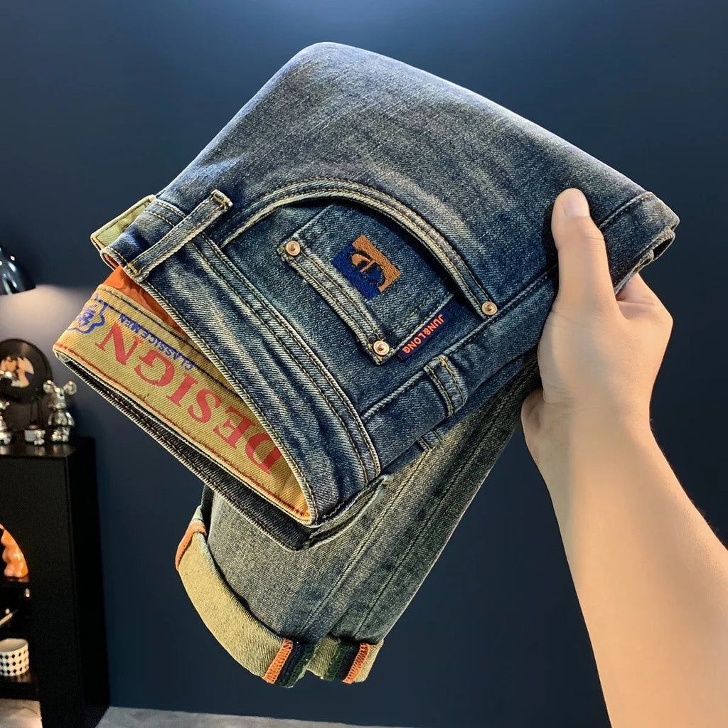 Jeans slim fit retrò lavati elastici - StepByStepNow