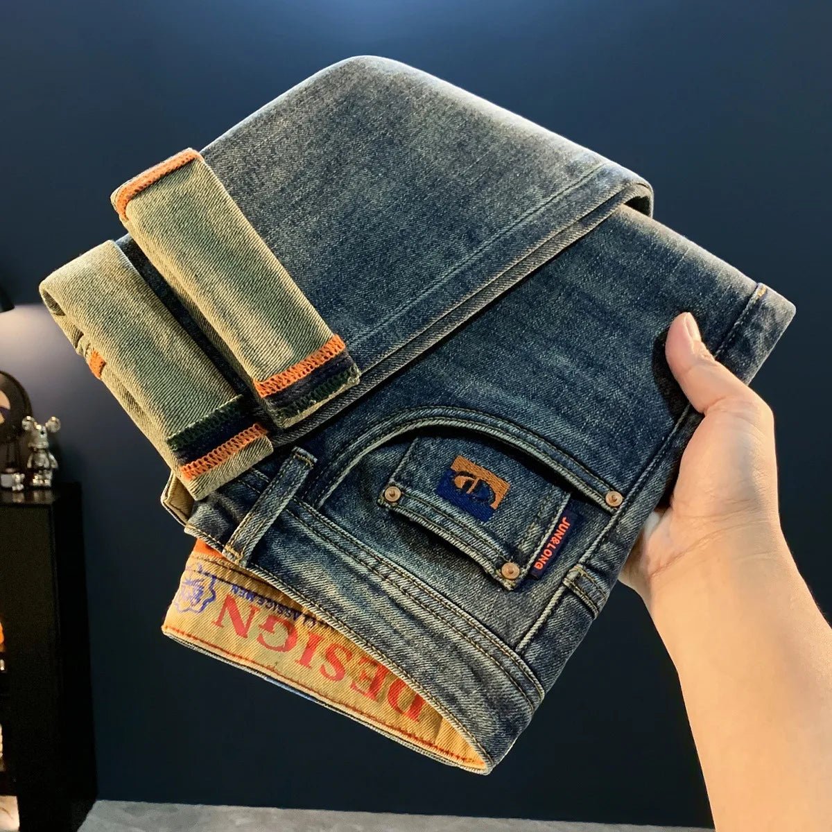 Jeans slim fit retrò lavati elastici - StepByStepNow