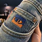 Jeans slim fit retrò lavati elastici - StepByStepNow