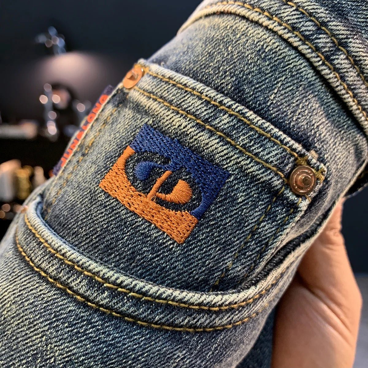 Jeans slim fit retrò lavati elastici - StepByStepNow