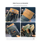 Jeans slim fit retrò lavati elastici - StepByStepNow