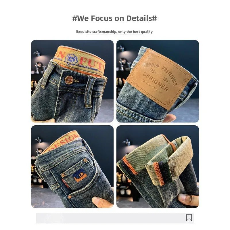 Jeans slim fit retrò lavati elastici - StepByStepNow