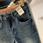 Jeans slim fit retrò lavati elastici - StepByStepNow