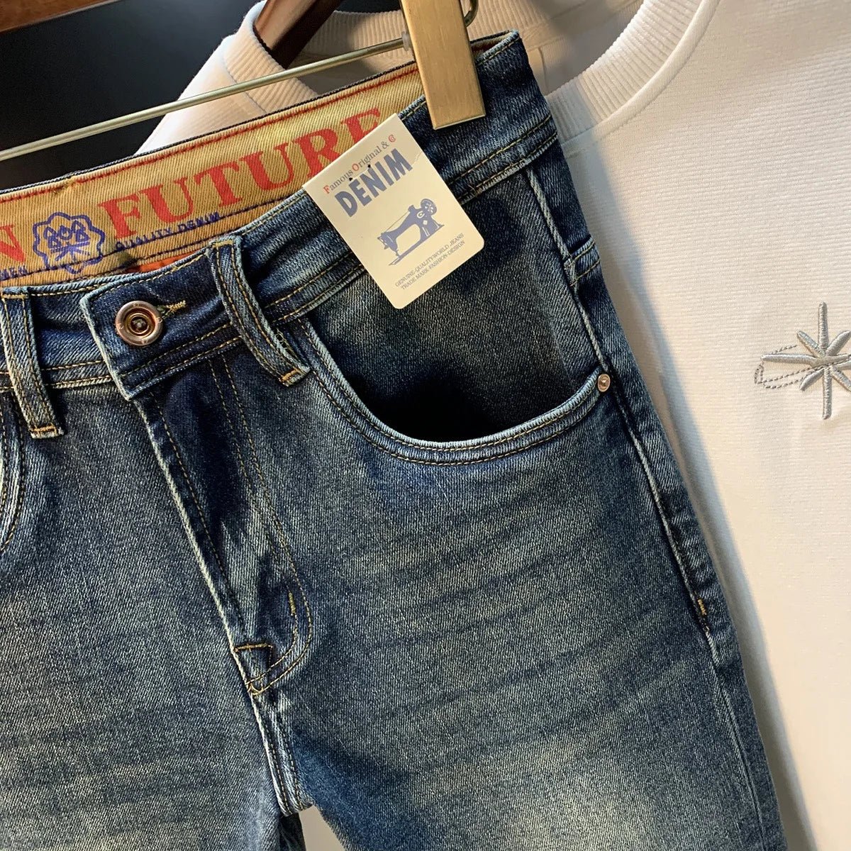 Jeans slim fit retrò lavati elastici - StepByStepNow