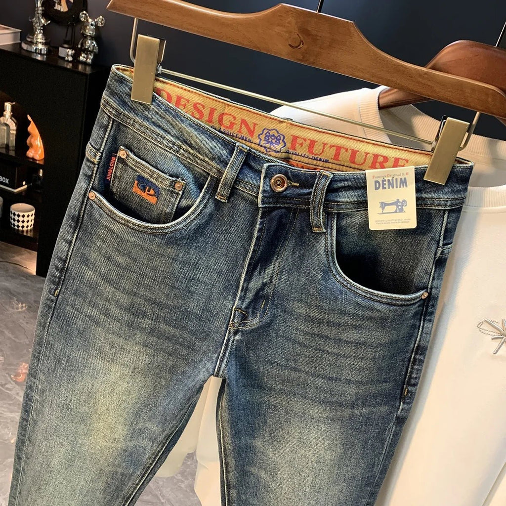 Jeans slim fit retrò lavati elastici - StepByStepNow