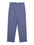 KONDALA Women Light Blue Chic Fashion Office Wear Straight Pants Vintage High Waist Zipper Fly Female Trousers Fashion 2025 Pant - StepByStepNow