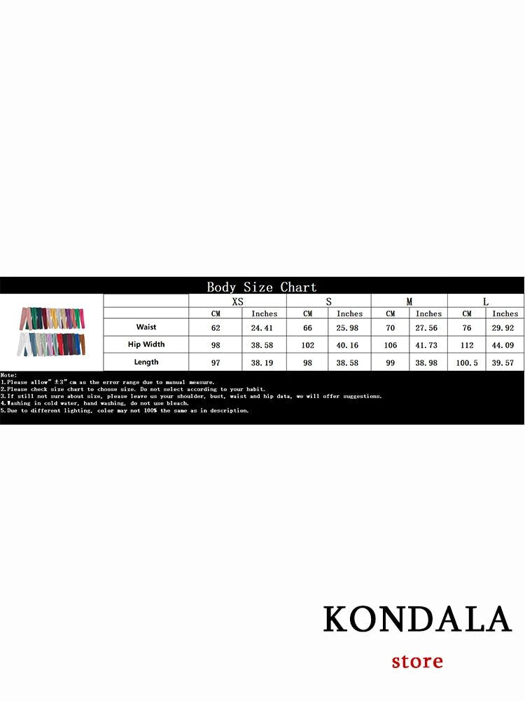 KONDALA Women Light Blue Chic Fashion Office Wear Straight Pants Vintage High Waist Zipper Fly Female Trousers Fashion 2025 Pant - StepByStepNow