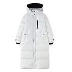 Korean - style Mid - length Over - the - knee Down Cotton - padded Coat - StepByStepNow