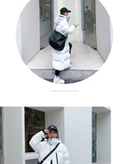 Korean - style Mid - length Over - the - knee Down Cotton - padded Coat - StepByStepNow