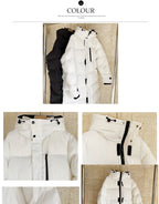 Korean - style Mid - length Over - the - knee Down Cotton - padded Coat - StepByStepNow